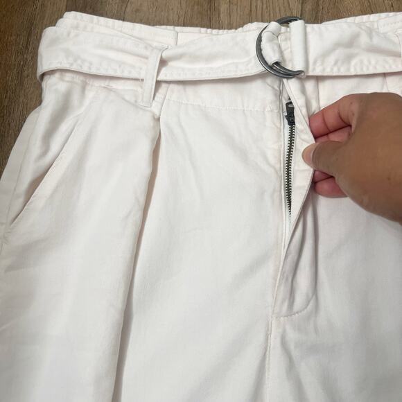 Abercrombie‎ & Fitch Women's Cream Tailored Wide Leg Pant Size Medium - Picture 6 of 10